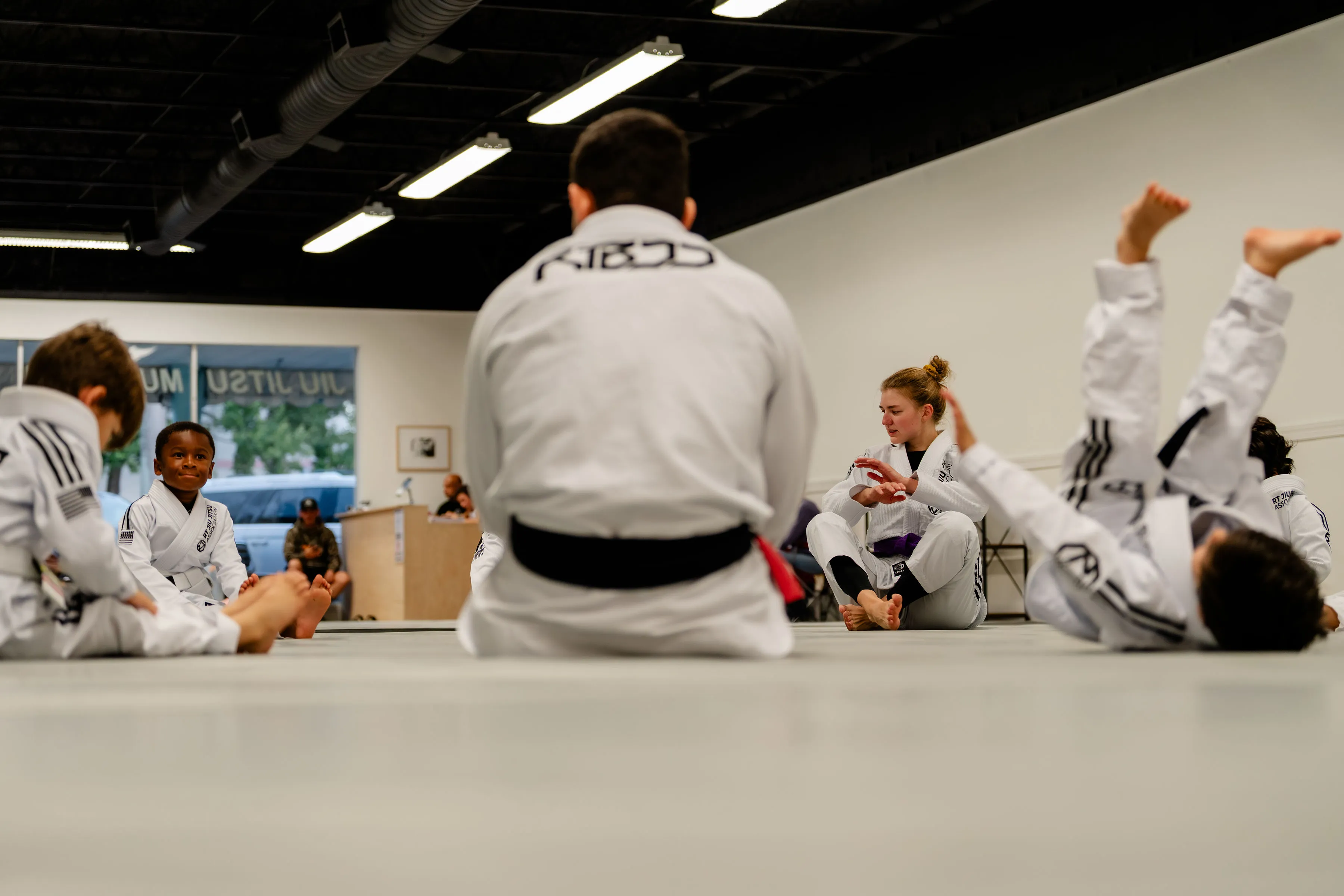Kids Jiu Jitsu class at RT Beachside